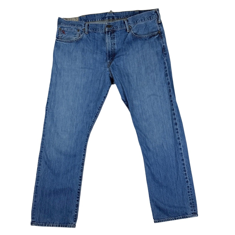 Polo‎ Ralph Lauren Hampton Straight Mens Blue Denim Jeans 40x30 Medium Wash
